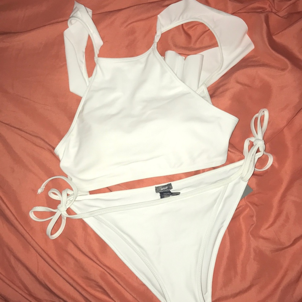 Aerie White Swim Set